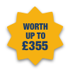 Worth up to £356